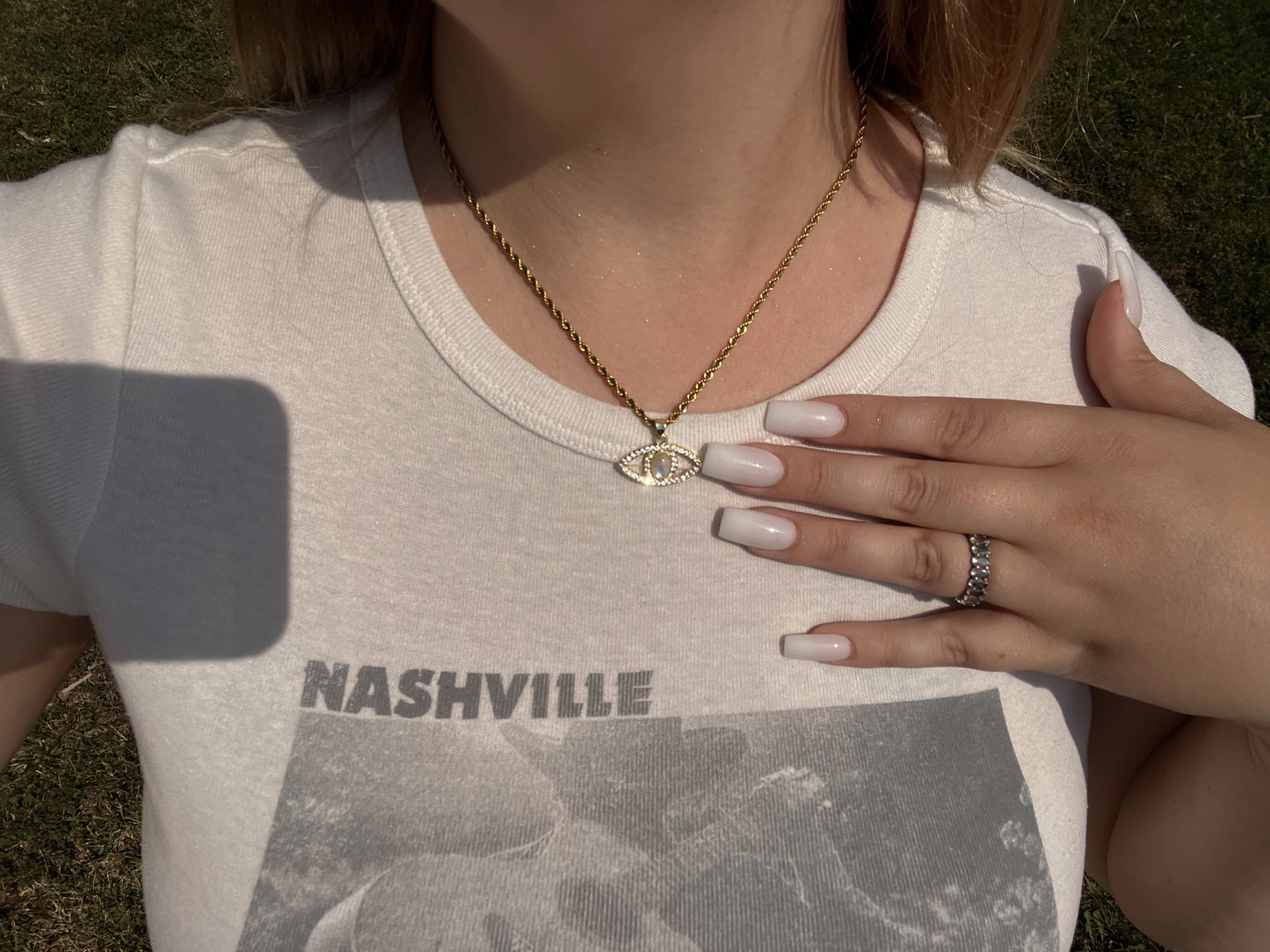 Divine Eye Protection Necklace | Moonstone