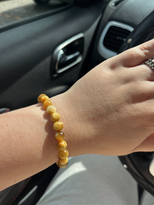 Honey Tigers Eye Crystal Bracelet